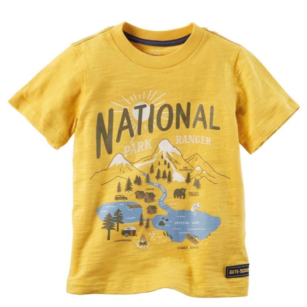 Carters yellow “National Park Ranger” tee
